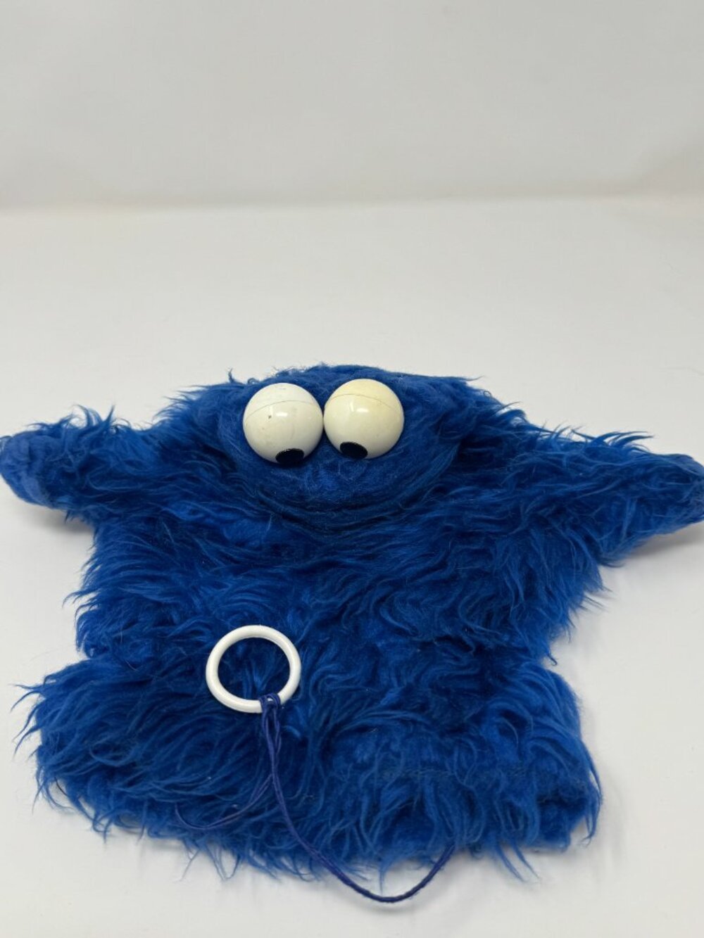 Rare 1971 Topper Cookie Monster Pull String Puppet Jim Henson Vintage